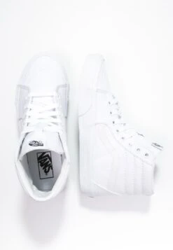 Vans Sk-Hi - High-Top Trainers - True White -Shoe Zone Store 05ae61d748f24361bc6dfec26e3b83f5