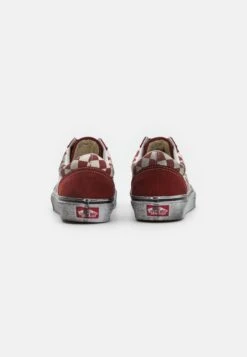 Vans Old Skool Unisex - Trainers - Stressed Red/White -Shoe Zone Store 0c5b7a639d03442399d9c655b8bc55c0