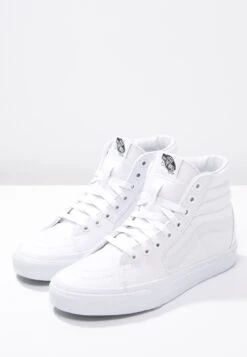 Vans Sk-Hi - High-Top Trainers - True White -Shoe Zone Store 1384fbd6f490483b82e6742953ec92b5