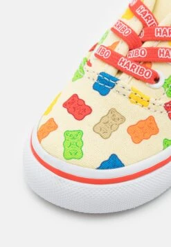 Vans Authentic Elastic Lace- Trainers - White/Red -Shoe Zone Store 15a9ec95cfdd4ebdb8a07510e6d7bc26