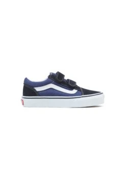 Vans Old Skool- Trainers - Navy/True White -Shoe Zone Store 1600b676815146618eded85b93cc1b5e