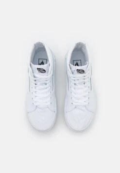 Vans Sk8 Stacked - High-Top Trainers - True White -Shoe Zone Store 2100b8fe9c10467a9609645b5aae2e1b