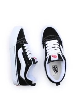 Vans Knu Skool Unisex - Skate Shoes - Black True White -Shoe Zone Store 2232144997fc4619bfeb6f42b359cc75