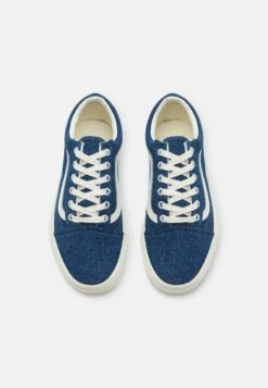 Vans Old Skool Unisex - Trainers - Denim Blue -Shoe Zone Store 23594a44767540b89ca1dc86554618e9