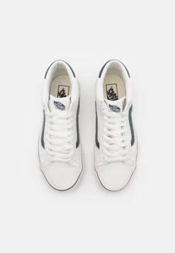 Vans Mid Skool 37 Unisex - High-Top Trainers - Blanc De Blanc/Darkest Spruce -Shoe Zone Store 244012cdf03e40bbbe0be068bc097205