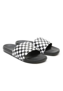 Vans La Costa Slide-On Unisex - Pool Slides - (Checkerboard) True White/Black -Shoe Zone Store 2a87a28b1d2c422794b6ce0d51d85bbc