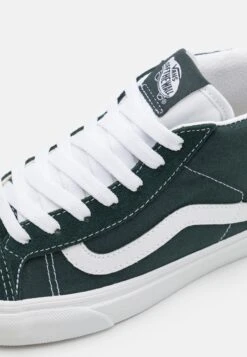 Vans Mid Skool 37 Unisex - High-Top Trainers - Darkest Spruce/True White -Shoe Zone Store 2fdcf2a455744bf79881620212c1fd97