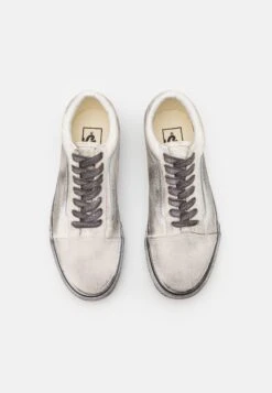 Vans Old Skool Unisex - Trainers - Stressed White/White -Shoe Zone Store 325c928a547f4fa49e5c57b6bb6f0e0a