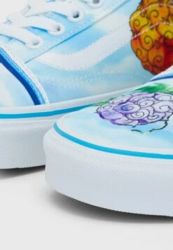 Vans Old Skool Unisex - Trainers - Light Blue/White/Multi-Coloured -Shoe Zone Store 3cb463f754f94b1aa5ffc2c06b119d14