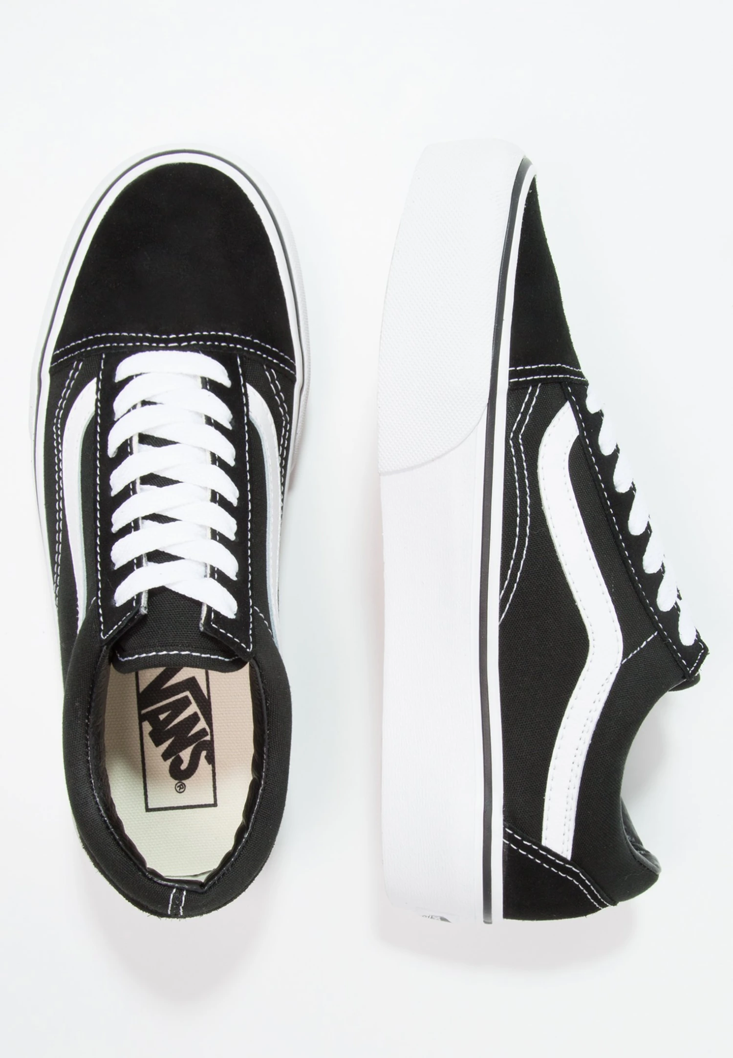 Vans Ua Old Skool Platform - Trainers - Black/White 5 Vans Ua Old Skool Platform - Trainers - Black/White - Image 5