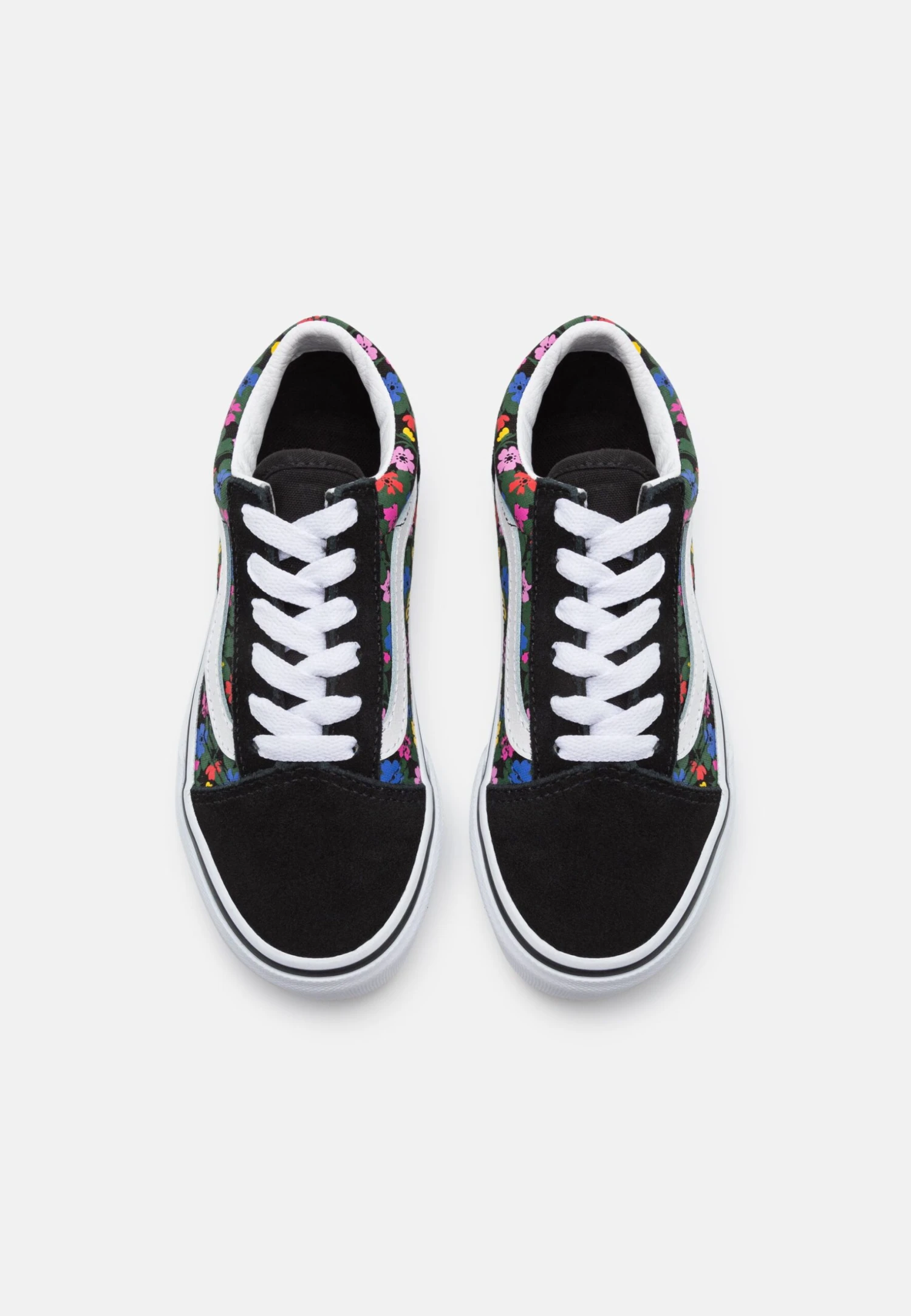 Vans Old Skool- Trainers - Floral Black/White 4 Vans Old Skool- Trainers - Floral Black/White - Image 4