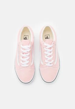 Vans Old Skool Unisex - Trainers - Powder Pink/True White -Shoe Zone Store 454f489ca3dd4173a7340842f7e351f0