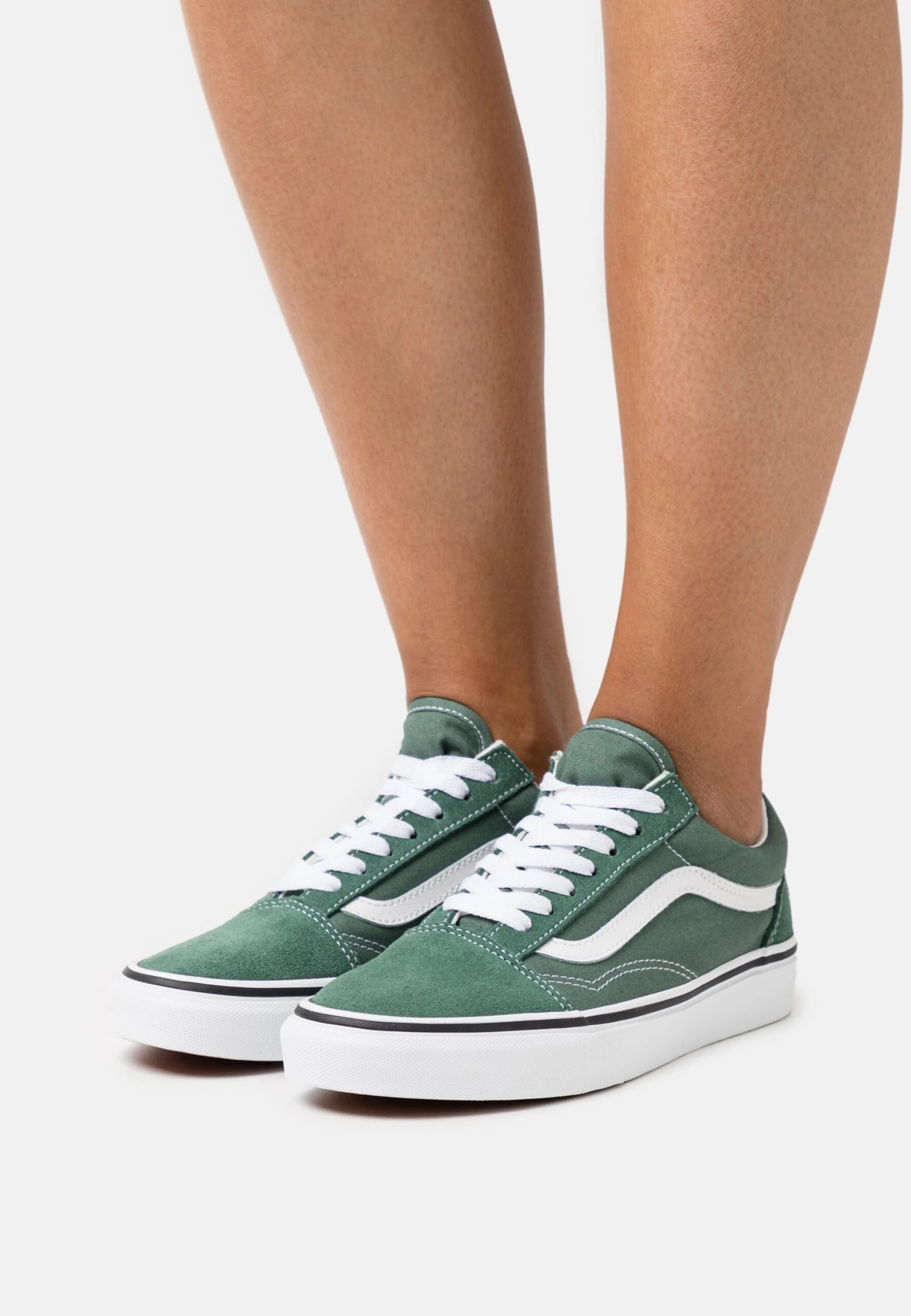 Vans Old Skool Unisex - Trainers - Duck Green 1 Vans Old Skool Unisex - Trainers - Duck Green