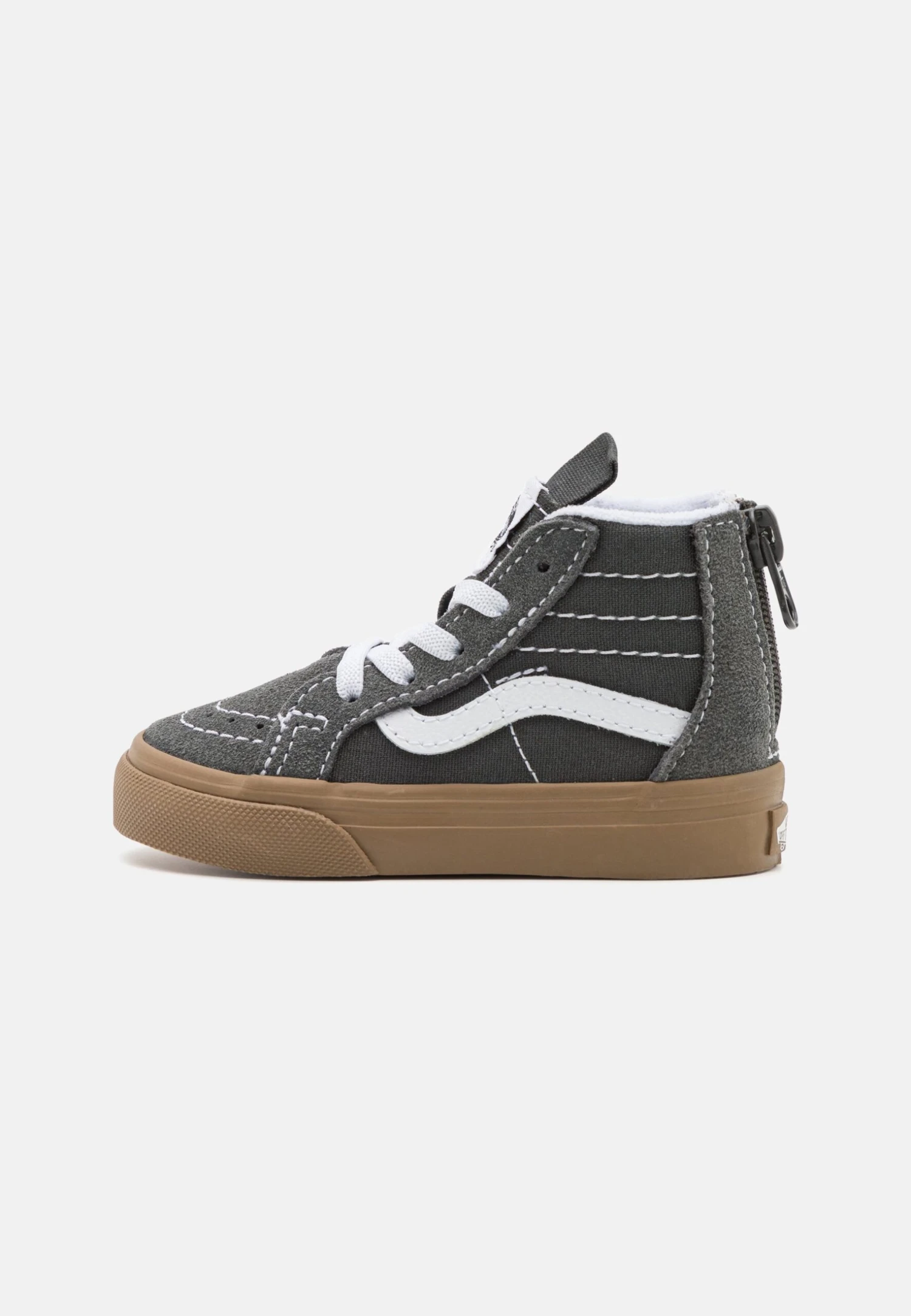 Vans Sk8-Hi Zip Unisex - High-Top Trainers - Grey/True White 1 Vans Sk8-Hi Zip Unisex - High-Top Trainers - Grey/True White