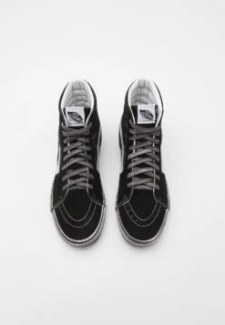 Vans Sk-Hi - High-Top Trainers - Stressed Black/White -Shoe Zone Store 5635eb4be13a4522b87e239b37d03bed
