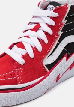Vans Sk8-Hi Bolt Unisex - High-Top Trainers - Red/Black -Shoe Zone Store 588f5791d5904668ab39228e848958c4
