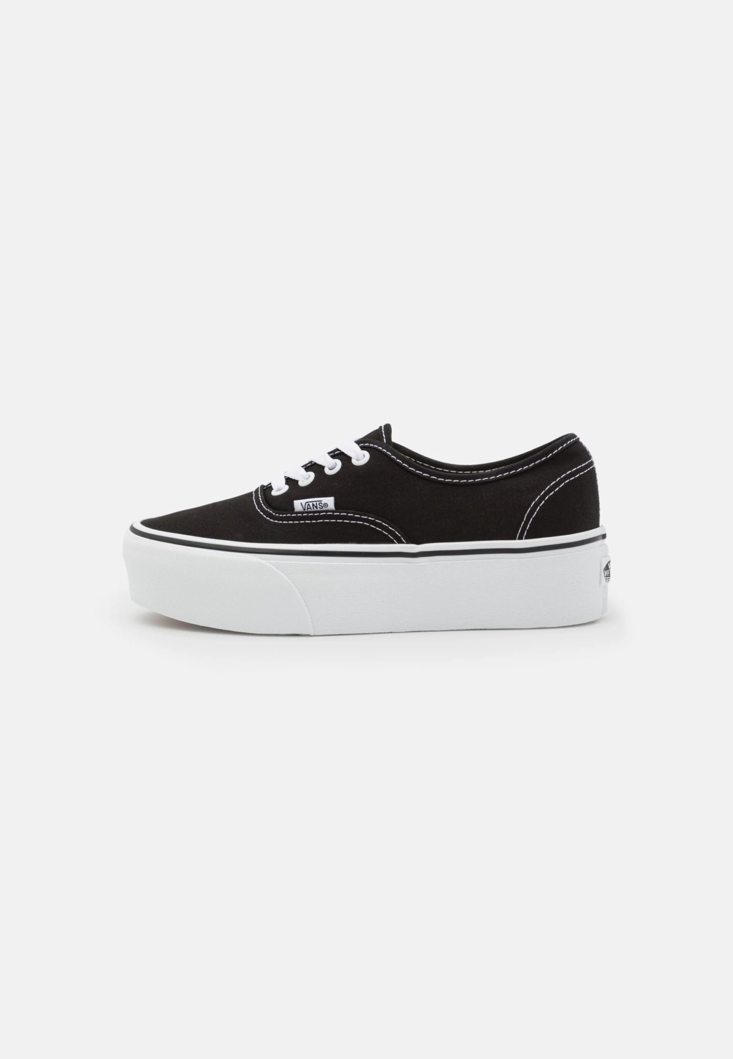 Vans Authentic Stackform - Trainers - Black/True White 2 Vans Authentic Stackform - Trainers - Black/True White - Image 2