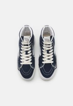 Vans Sk8 Reconstruct Unisex - High-Top Trainers - Navy/White -Shoe Zone Store 653f0b0921e0494e9a5eac48a38bff22