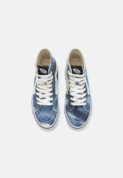 Vans Tapered - High-Top Trainers - Bleach Wash Blue -Shoe Zone Store 6b7552c1255640258aa97ccda3c595f6