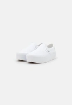 Vans Classic Stackform - Slip-Ons - True White 8 Vans Classic Stackform - Slip-Ons - True White -Shoe Zone Store 6e0fb8fba3e143e8973d823a0da52053