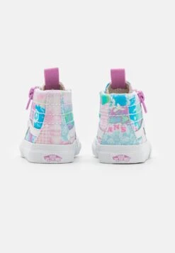 Vans Sk8-Hi Side Zip Tapered - High-Top Trainers - Sunny Day Multi-Coloured/True White -Shoe Zone Store 72f875f8f4de48419947973b562401d1