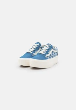 Vans Ua Old Skool Stackform - Trainers - Denim Mix Blue -Shoe Zone Store 75a9bc379ec64de49f4baffe5ffba94e