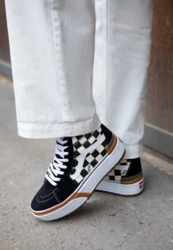 Vans Sk8 Stacked - High-Top Trainers - Multicolor/True White -Shoe Zone Store 75fb9fb21e0042baa83fcad0b3d433af