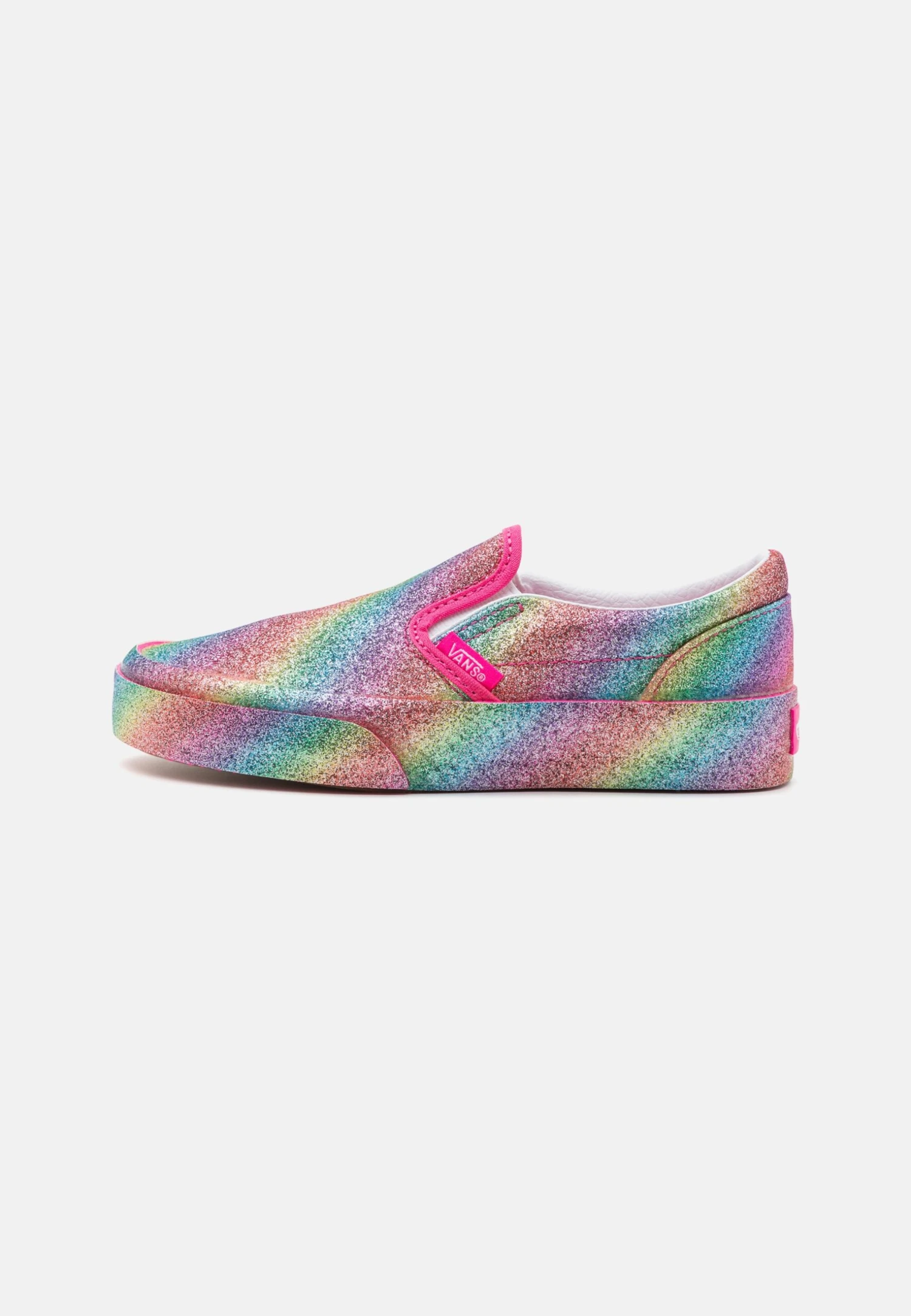 Vans Classic Slip-On Unisex - Trainers - Glitter Rainglow Rainbow 1 Vans Classic Slip-On Unisex - Trainers - Glitter Rainglow Rainbow
