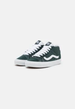 Vans Mid Skool 37 Unisex - High-Top Trainers - Darkest Spruce/True White -Shoe Zone Store 86a076fd9141473aa8ed7342d7c9eb89