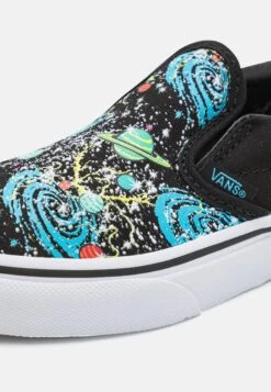 Vans Classic Slip On Unisex - Trainers - Cosmic Glow Black/True White -Shoe Zone Store 86f004af6731478cba334f5a2a59af16