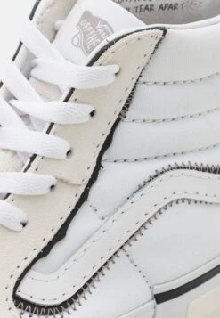 Vans Sk8 Reconstruct Unisex - High-Top Trainers - True White -Shoe Zone Store 88287a5ce74a44488fb662711cce9fdf