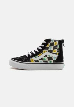 Vans Sk8-Hi Zip Unisex - High-Top Trainers - Black/Multi-Coloured