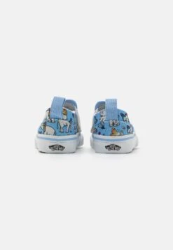 Vans Slip-On Unisex - Trainers - Grey/Blue -Shoe Zone Store 8d3788b0dd16461facd81abbc6e5fb97