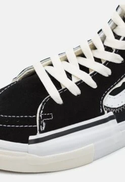Vans Sk8 Reconstruct Unisex - High-Top Trainers - Black/True White -Shoe Zone Store 8e1ca0a6ec524c328d58e661581e2655
