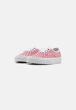 Vans Authentic - Trainers - Red/White -Shoe Zone Store 9068e362de3c472a8b875fba4a86c277