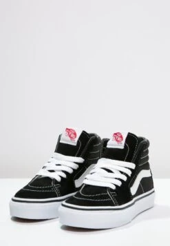 Vans Sk8-Hi Unisex - High-Top Trainers - Black/True White -Shoe Zone Store 9076d6a8346944b083ec8499fc19324a