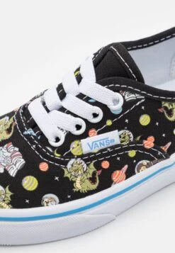 Vans Authentic Elastic Lace Unisex - Trainers - Black/Blue -Shoe Zone Store 947a6ad9c1a34268b436684025d8902f