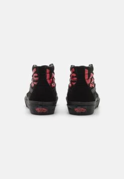 Vans Sk8 Unisex - High-Top Trainers - Black/Red -Shoe Zone Store 9c688c0883124c2ab31a985253a4e7aa