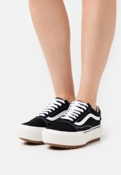 Vans Old Skool Stacked - Trainers - Black/Blanc