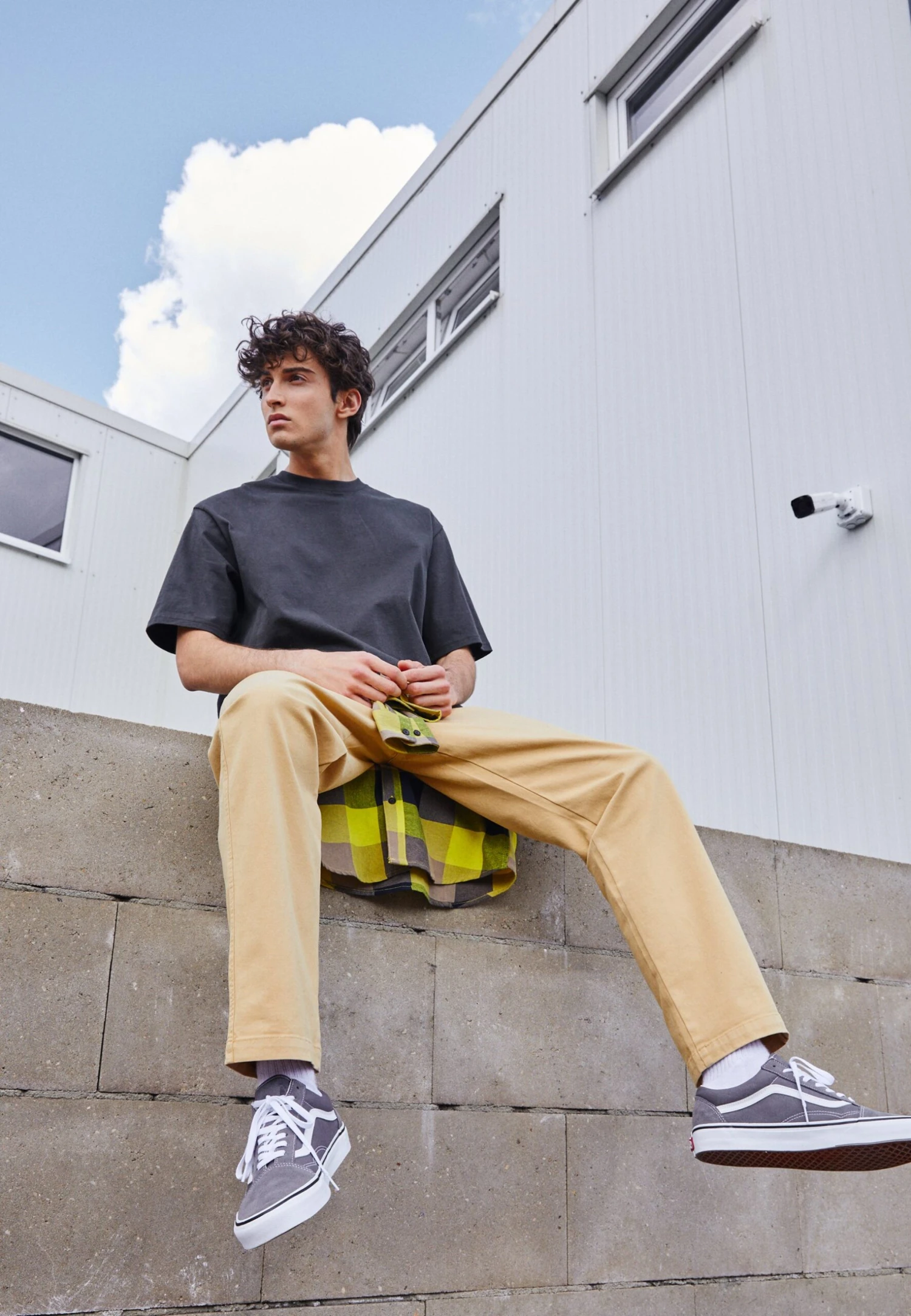 Vans Ua Old Skool - Trainers - Pewter/True White 3 Vans Ua Old Skool - Trainers - Pewter/True White - Image 3