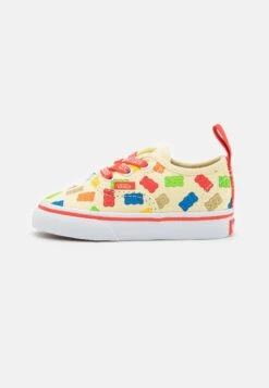 Vans Authentic Elastic Lace- Trainers - White/Red