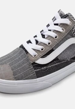 Vans Old Skool Patchwork Unisex - Trainers - Conference Call Suiting Grey -Shoe Zone Store a463ad0faaf34d06b1e7285accb68157
