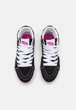 Vans Sk8-Hi Unisex - High-Top Trainers - Black/Pink -Shoe Zone Store a748e4802305455d94d1d13e64eeaaad