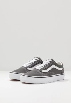 Vans Ua Old Skool - Trainers - Pewter/True White 12 Vans Ua Old Skool - Trainers - Pewter/True White -Shoe Zone Store a8c4e5a9452e46428018c538271d5c7f
