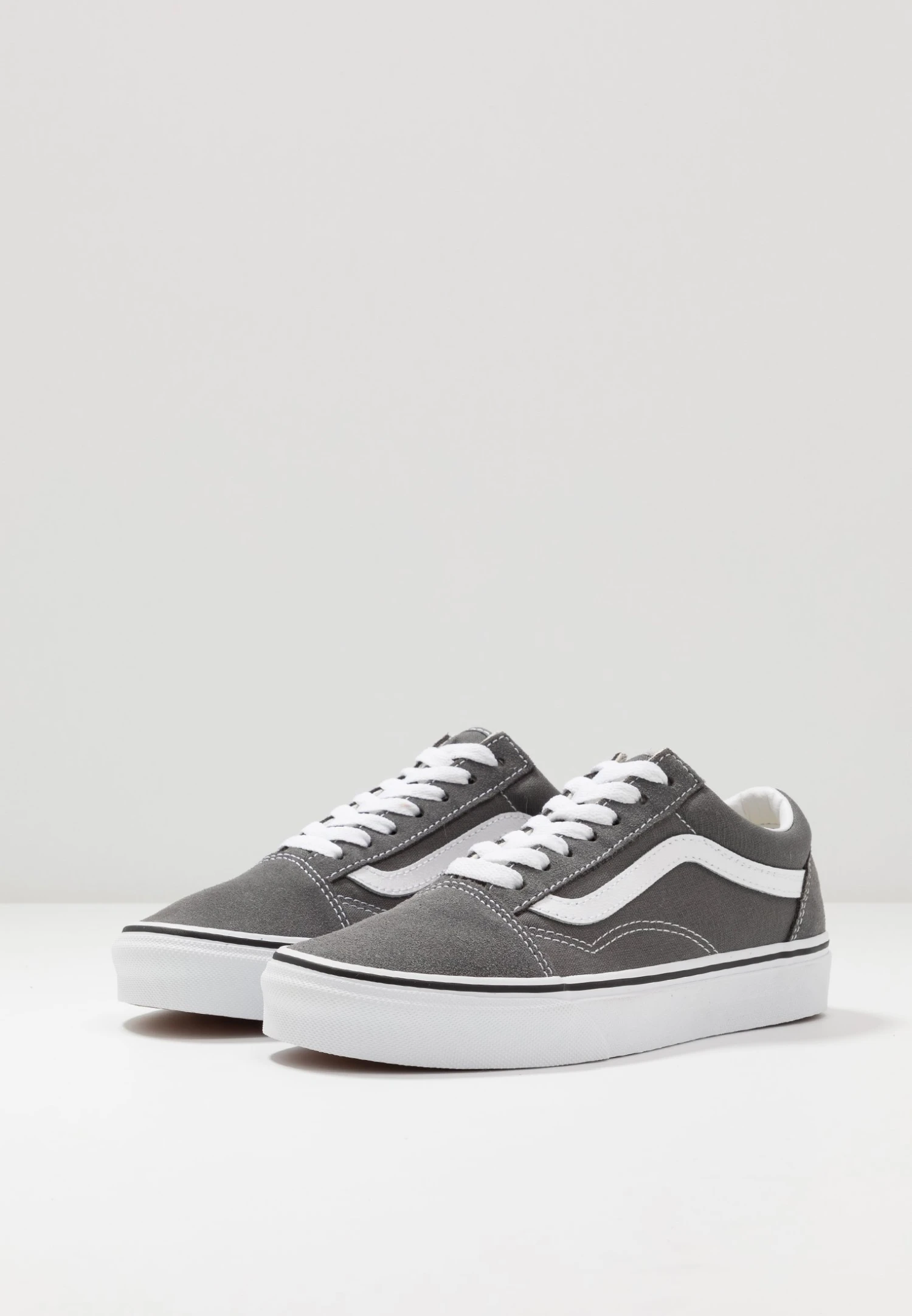Vans Ua Old Skool - Trainers - Pewter/True White 4 Vans Ua Old Skool - Trainers - Pewter/True White - Image 4
