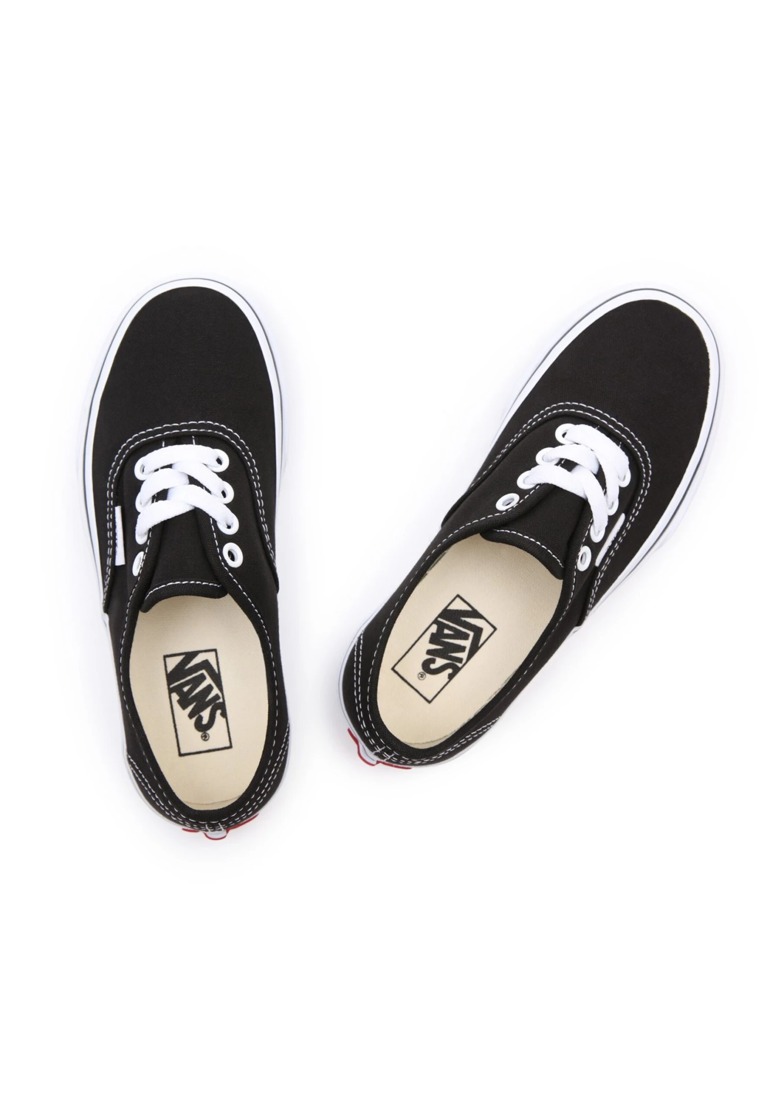 Vans Authentic - Trainers - Black True White 2 Vans Authentic - Trainers - Black True White - Image 2