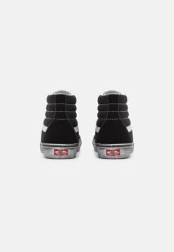 Vans Sk-Hi - High-Top Trainers - Stressed Black/White -Shoe Zone Store b88692a35b584c1786ceb3095167fe71