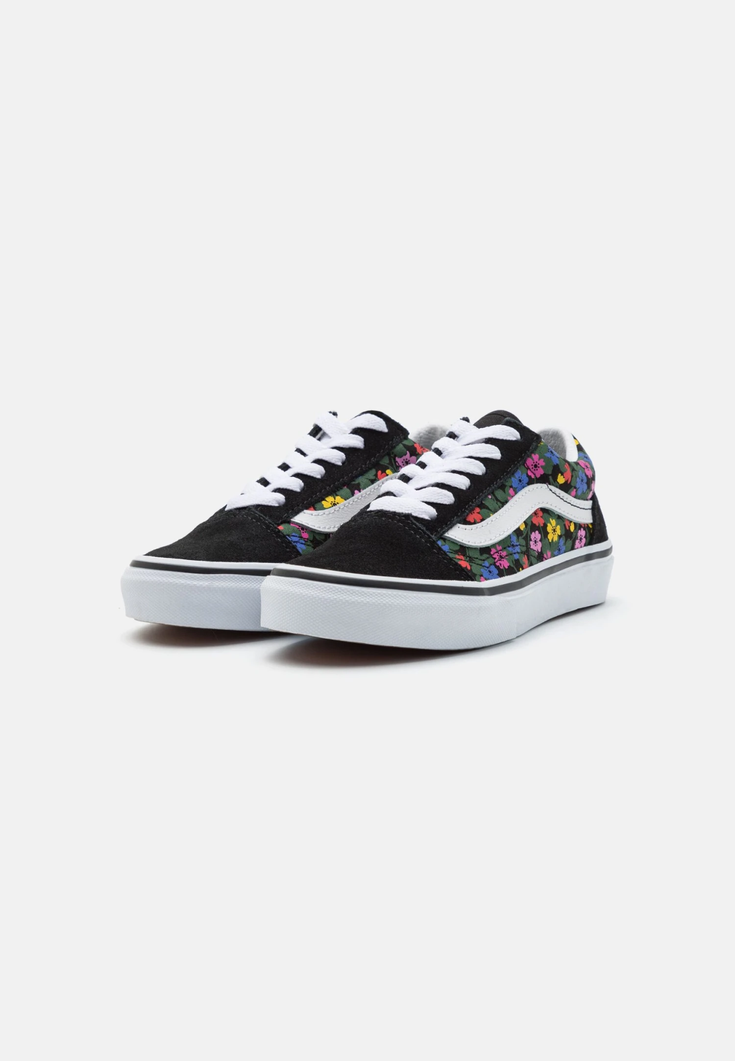 Vans Old Skool- Trainers - Floral Black/White 2 Vans Old Skool- Trainers - Floral Black/White - Image 2