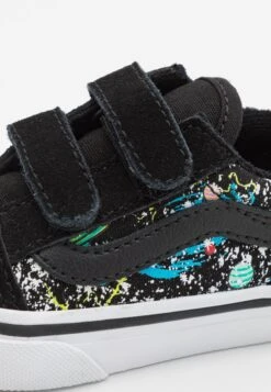 Vans Td Old Skool Unisex - Trainers - Cosmic Glow Black/True White -Shoe Zone Store be03993ffd6c4976925ef2fbc9e531e9