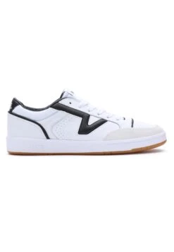 Vans Lowland Unisex - Trainers - Court True White/Black -Shoe Zone Store bf43e95ca4a34501a9c6c53bc3722aae